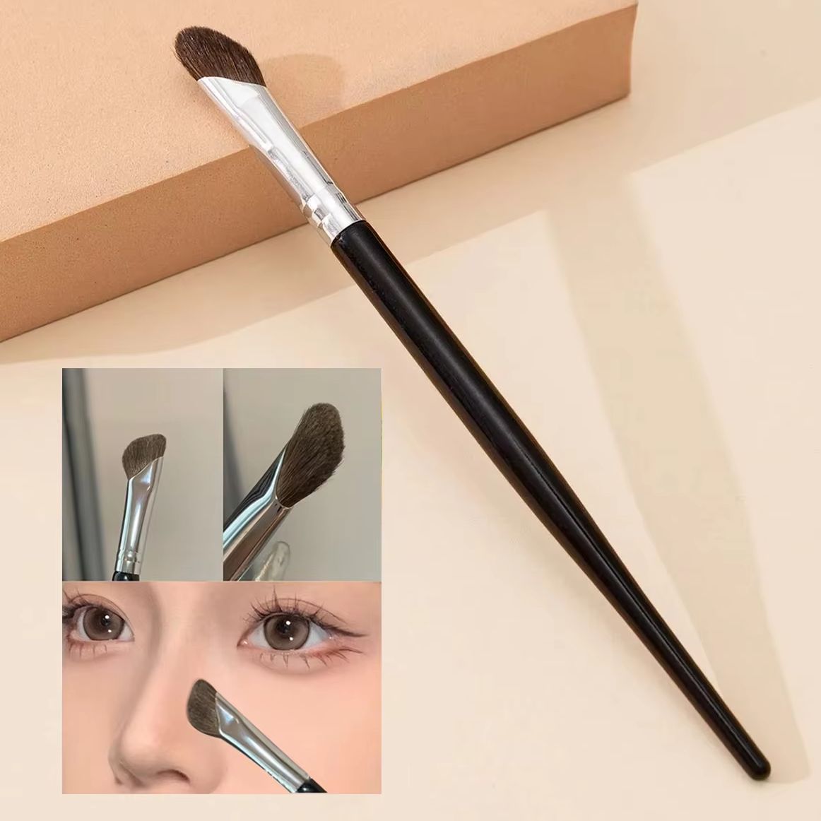 Beauty Makeup Korean - Pędzel do cieniowania nosa 3D, pędzel