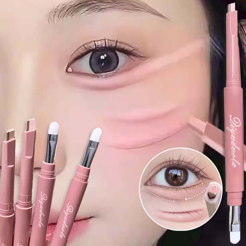 Beauty Makeup Korean - Koreański dwufunkcyjny wodoodporny dwukolorowy ołówek do